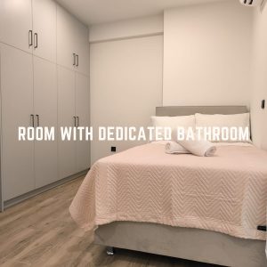 Room with dedicated bathroom